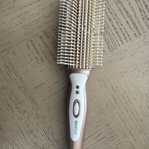 Gold and White Hair Styling Accessory